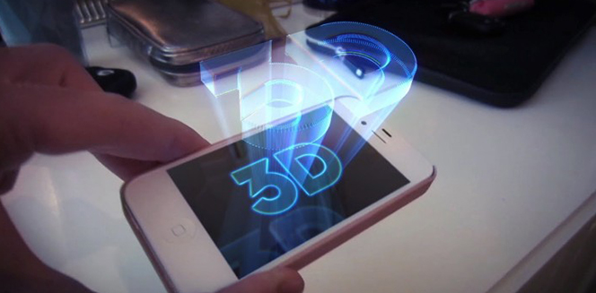 3d Holographic Projection Technology Projects Future of Screenless Display